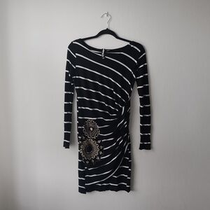 Desigual long sleeve, mini dress size M